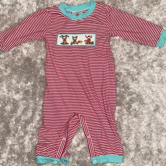 Smocking Dog Boutique Boys Romper - Picture 1 of 1